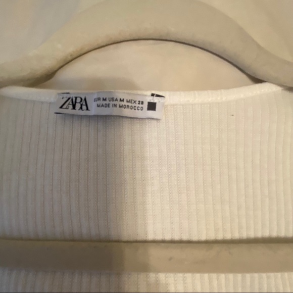 White Long sleeve wrap top - Picture 2 of 2